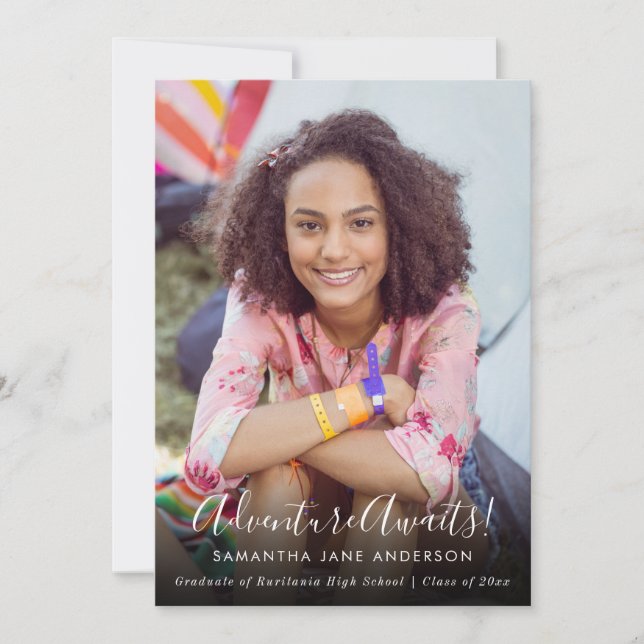 Äventyr Awaits | Foto Studenten-meddelande Meddelande (Framsida)