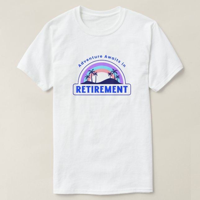 Äventyr Awaits i Pension T Shirt (Design framsida)