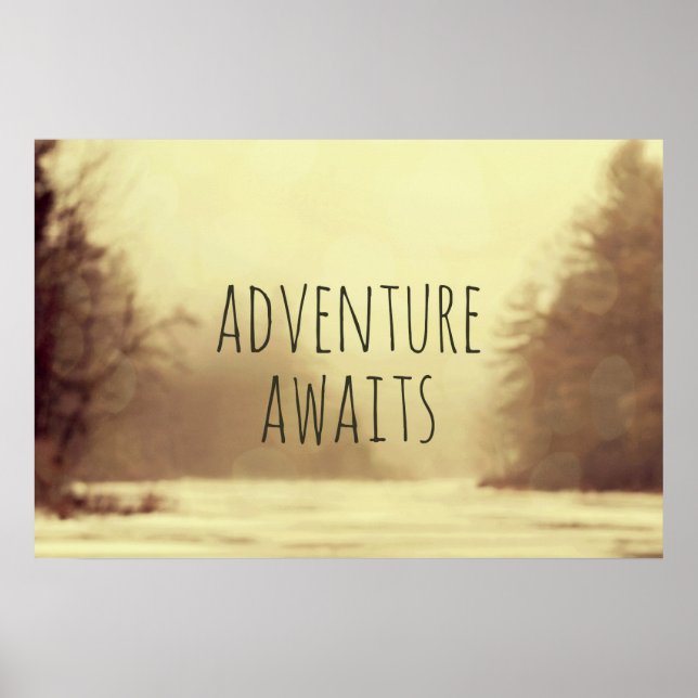 Äventyr Awaits II Poster (Framsidan)