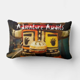 Äventyr Awaits Kachina Doll Photo Cute Bold Lumbarkudde