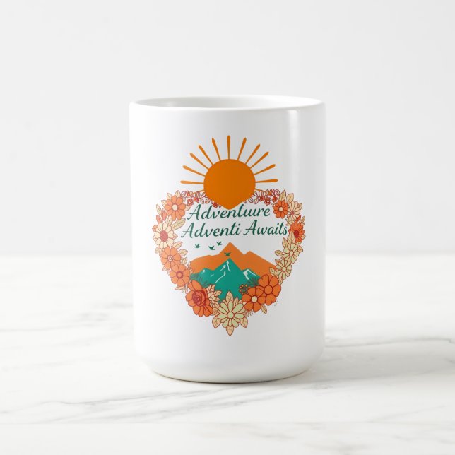 Äventyr Awaits Magisk Mugg (Center)