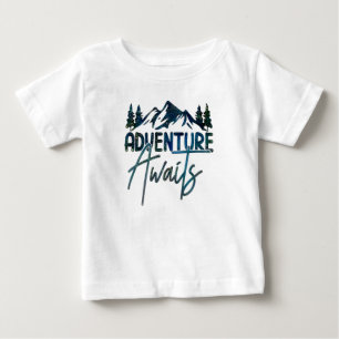 Äventyr Awaits, Mountain Baby T-Shirt