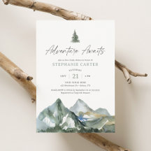 Äventyr Awaits Mountain Boy Shower