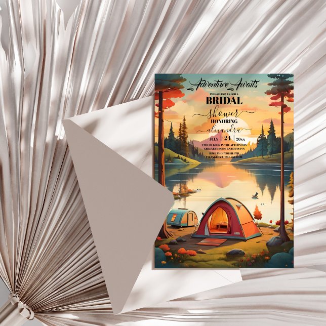 Äventyr Awaits Mountain Forest Möhippa Inbjudningar (Skapare uppladdad)