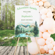 Äventyr Awaits nationalpark Baby Shower Välkommen