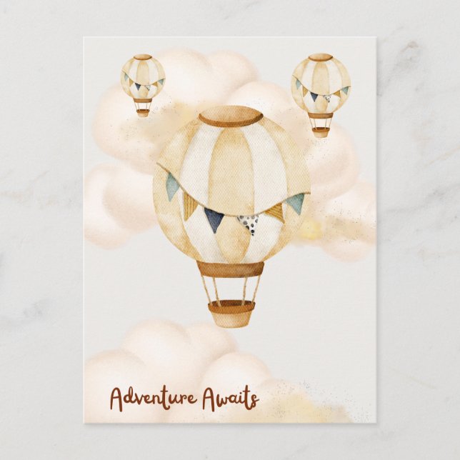 Äventyr Awaits Neutralt Poster Vykort (Framsida)