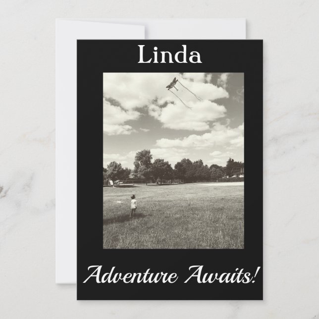 Äventyr Awaits! Pension inspiration Framtid Kort (Framsida)