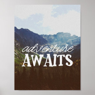Äventyr Awaits Poster