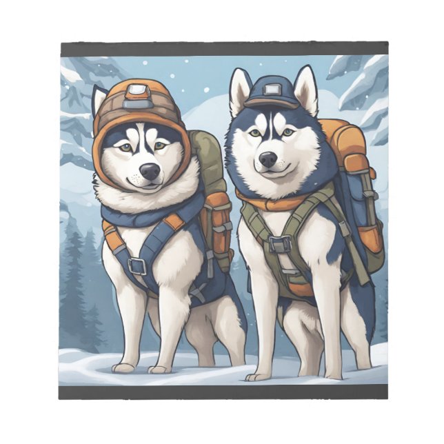 Äventyr Awaits, Snöflingor Beckon Anteckningsblock (Framsida)