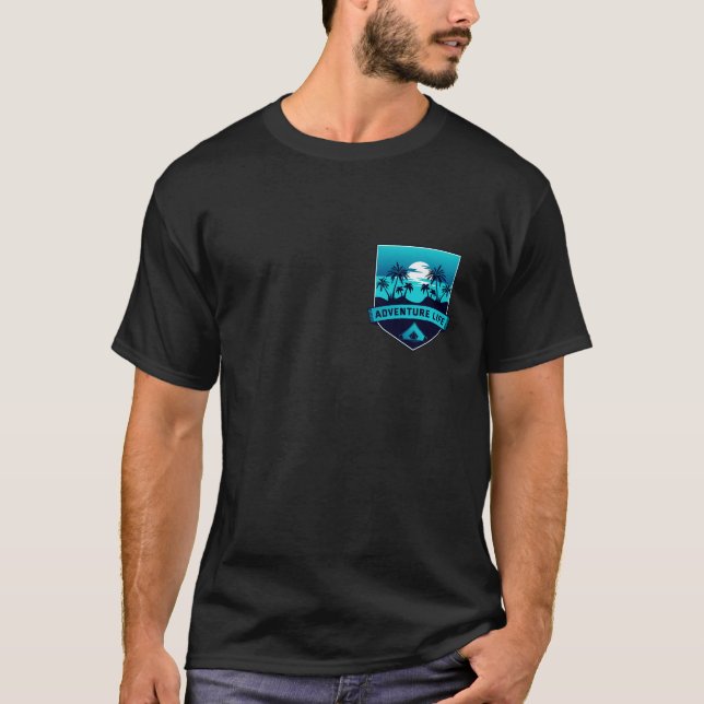 Äventyr Awaits T Shirt (Framsida)
