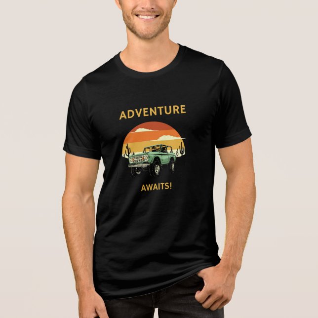 Äventyr Awaits T Shirt (Framsida)