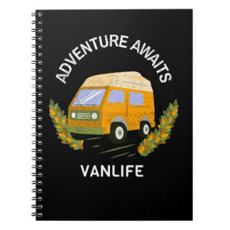 Äventyr Awaits VanLife Anteckningsbok