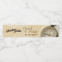 Äventyr Awaits Vattenflaska Label