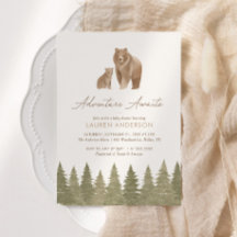 Äventyr Awaits Woodland Baby Shower