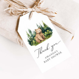 Äventyr Awaits Woodland Bear Tack Presentetikett