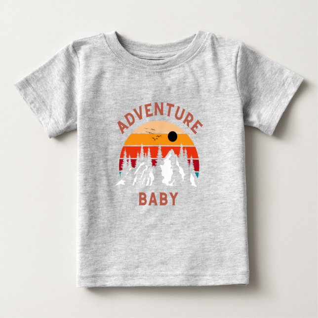 Äventyr Baby T Shirt (Framsida)