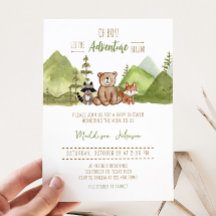 Äventyr Begin Woodland Baby Shower
