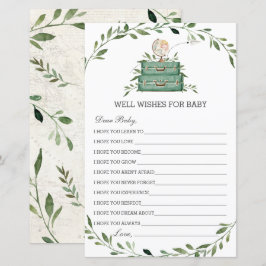 Äventyr Begins Luggage Greenery Önskemål för Baby