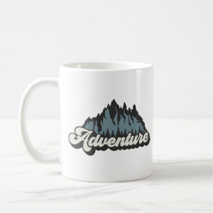 Äventyr bergen kaffemugg