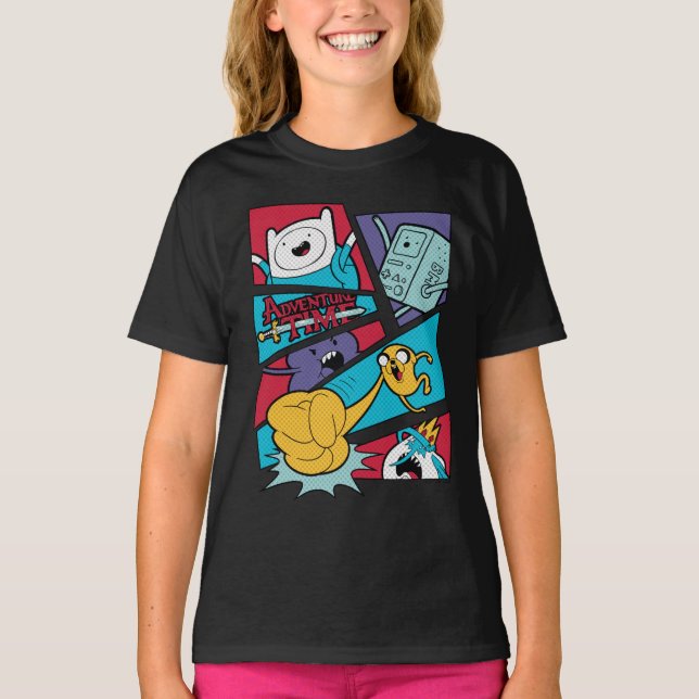 Äventyr | Bild på åtgärdspanelen T Shirt (Framsida)