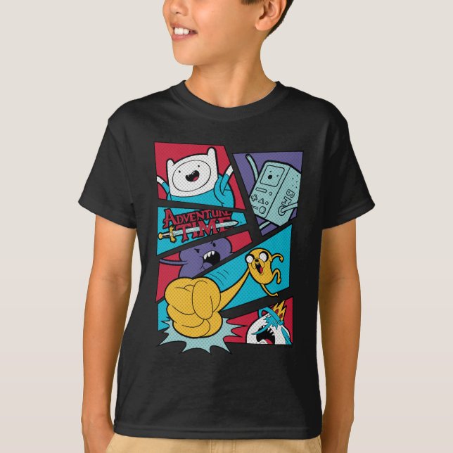 Äventyr | Bild på åtgärdspanelen T Shirt (Framsida)