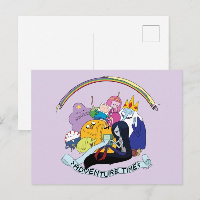 Äventyr | BMO-gruppgrafik Vykort (Fram/baksida)