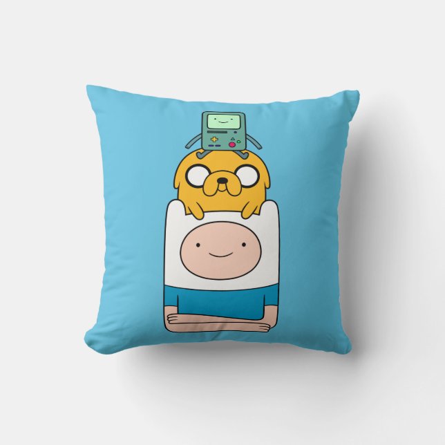 Äventyr | BMO, Jake och Finn Kudde (Framsida)