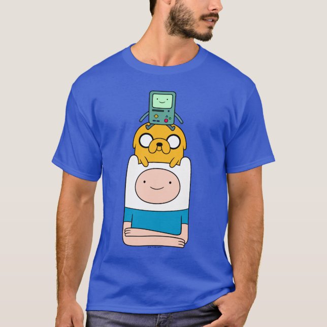 Äventyr | BMO, Jake och Finn T Shirt (Framsida)
