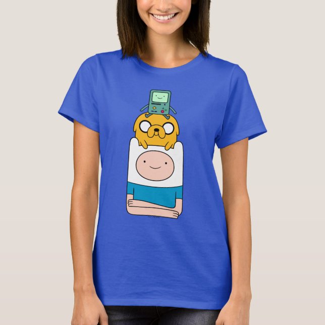 Äventyr | BMO, Jake och Finn T Shirt (Framsida)