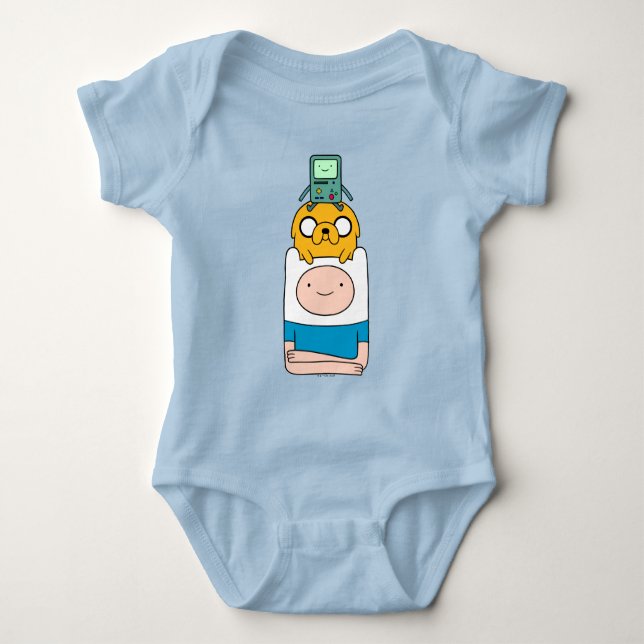 Äventyr | BMO, Jake och Finn T-Shirt (Framsida)