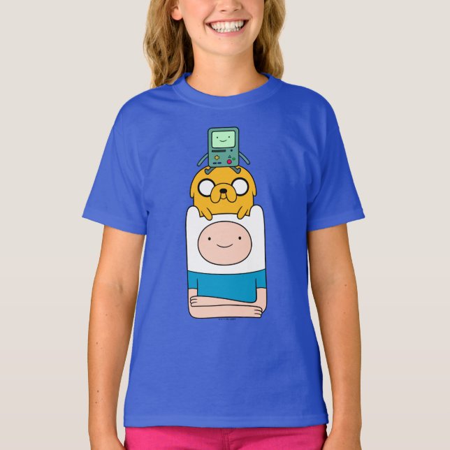 Äventyr | BMO, Jake och Finn T Shirt (Framsida)