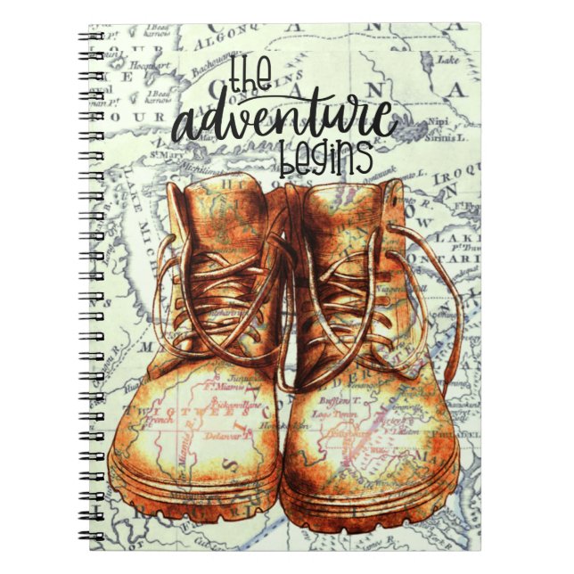 Äventyr börjar anteckningsbok (Framsidan)