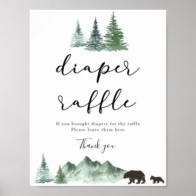 Äventyr börjar dyka upp raffle-skylt poster (Framsidan)