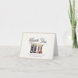 Äventyr börjar leta upp Boots Par Shower Tack Kort