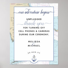 Äventyr börjar | #Nautical #Florida #Bröllop Poster