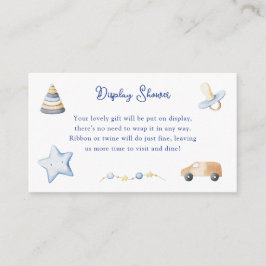 Äventyr Boy Baby Leksak Baby Shower Visning Shower Tilläggskort