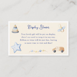 Äventyr Boy Baby Leksak Baby Shower Visning Shower Tilläggskort