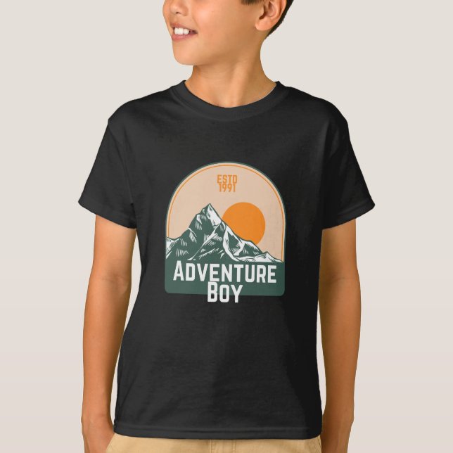 Äventyr Boy T Shirt (Framsida)