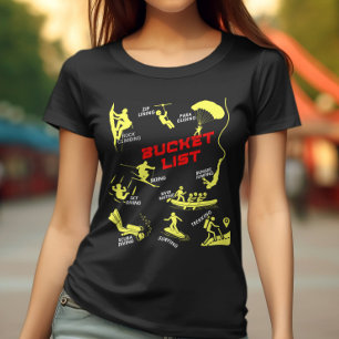 Äventyr "BUCKET LIST TO DO" T Shirt