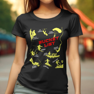 Äventyr "BUCKET LIST TO DO" T Shirt