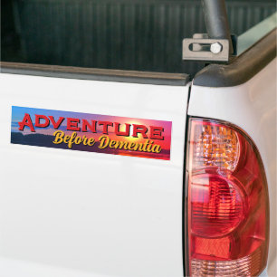 "Äventyr" Bumper Sticker Bildekal