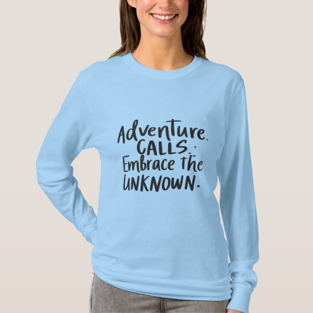 Äventyr Call- Långärmad T-Shirt (Framsida)