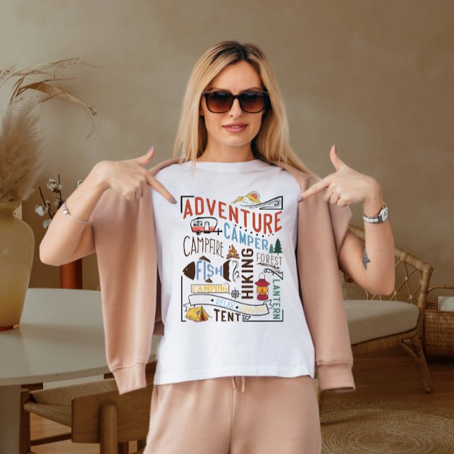 Äventyr campingcampper t shirt (Skapare uppladdad)