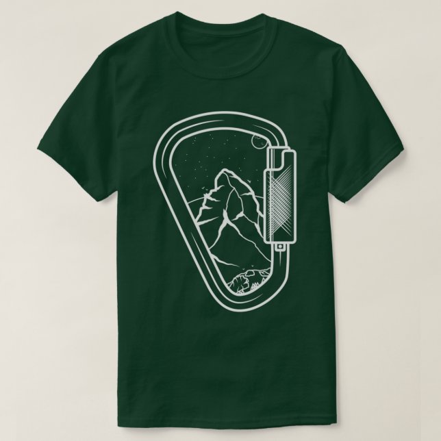 Äventyr Carabiner T Shirt (Design framsida)