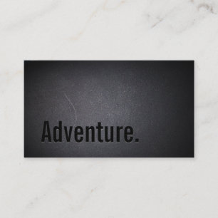 Äventyr Classy Black Out Travel Visitkort