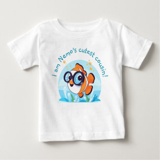 Äventyr | Cute Clownfish with Sunglass T Shirt