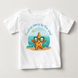 Äventyr | Cute Starfish with Sunglass T Shirt