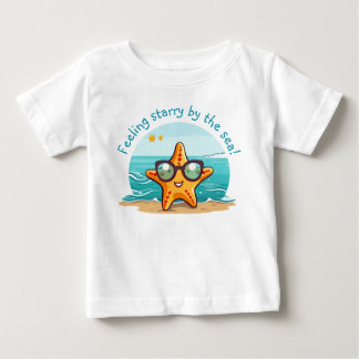 Äventyr | Cute Starfish with Sunglass T Shirt
