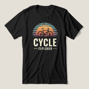 Äventyr Cycle Älskare Quote"Cycle Explorer" T Shirt