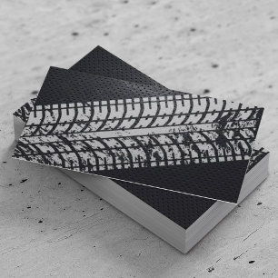 Äventyr Däck Spårvidd Mörk Metall Visitkort